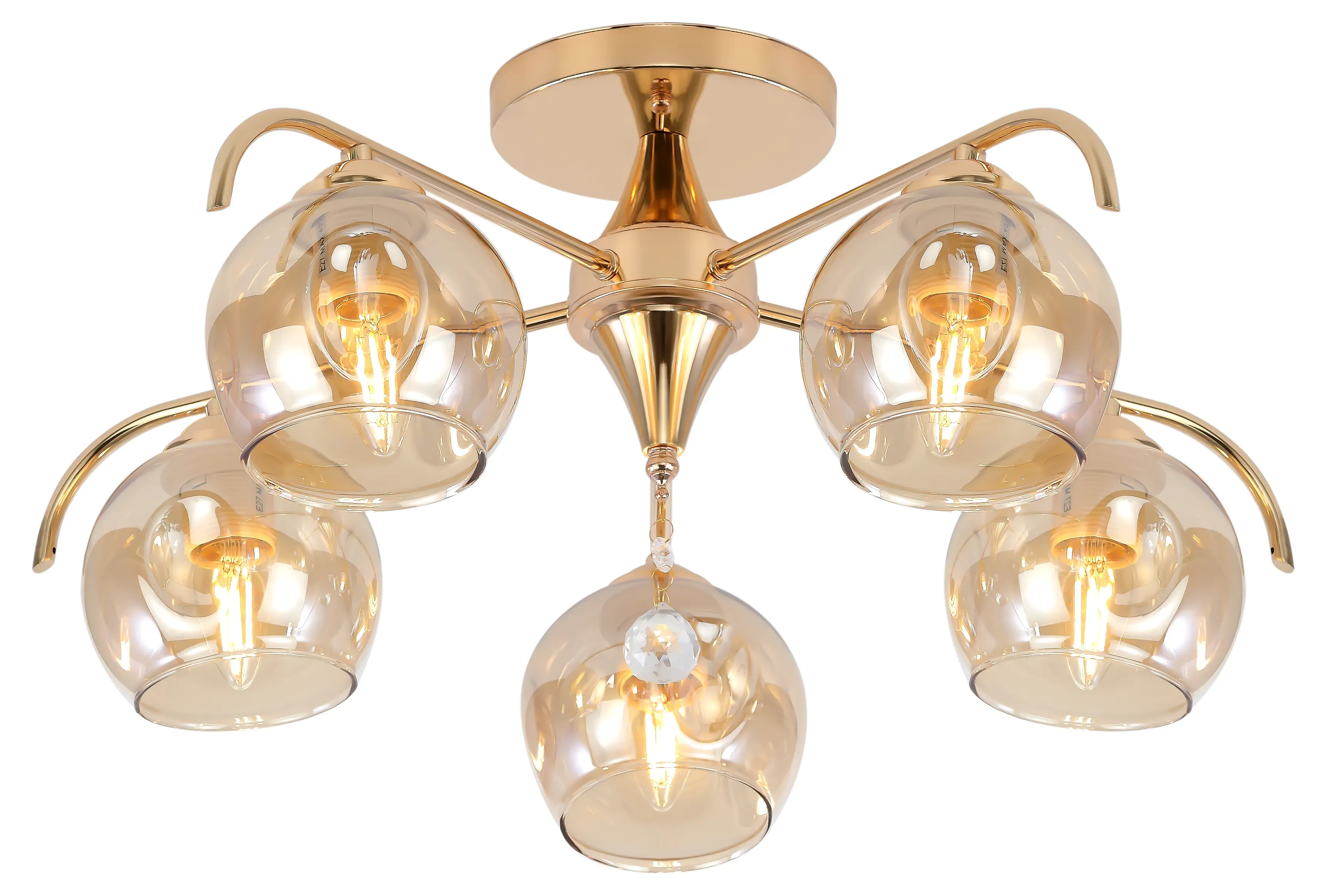 Люстра Oda 9033-305 5 х E27 40 Вт модерн Rivoli Б0049228