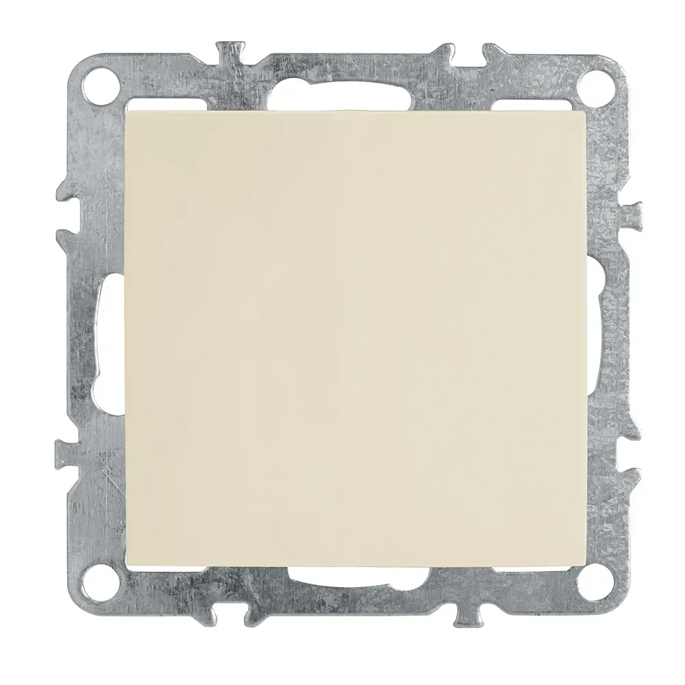 Выключатель одноклавишный (механизм), 250В, 10А, серия Эрна, слоновая кость Stekker FERON 39322