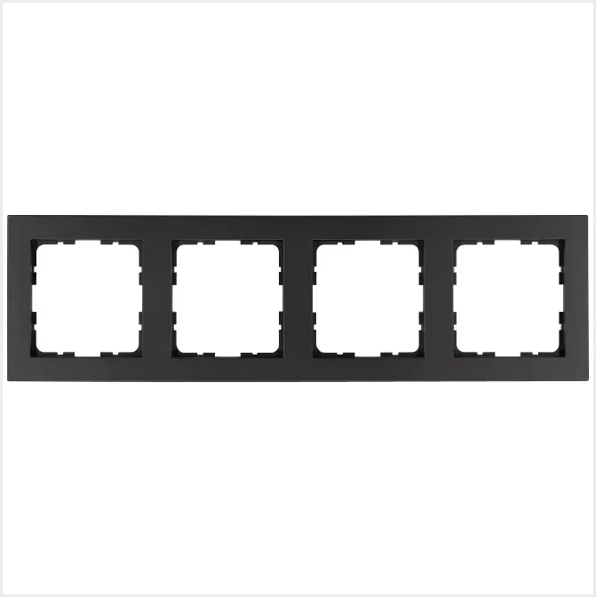 Рамка G-Classic 4-постовая, цвет Антрацит Jasmart G1004B
