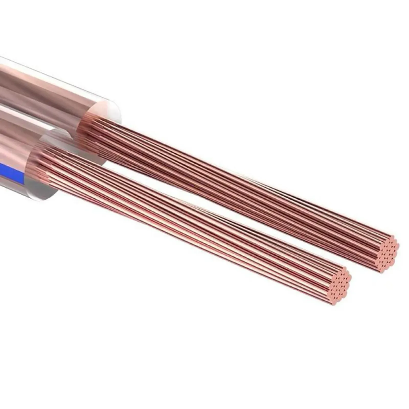 REXANT 01-6206-3 Кабель акустический 2х1,50 мм2, прозрачный BLUELINE, 100 м