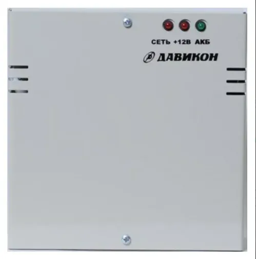 Источник вторичного электропитания резервированный 12В 5А Давикон ИВЭПР-1250С-7