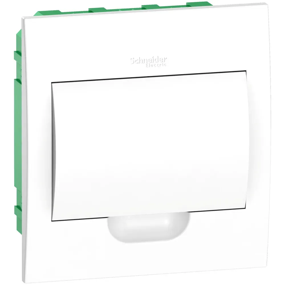 Щит распределительный встраиваемый белый city9 (щрв-п-8) дверь белая на 8 модулей ip40 DEKRAFT EZ9E108P2FRU