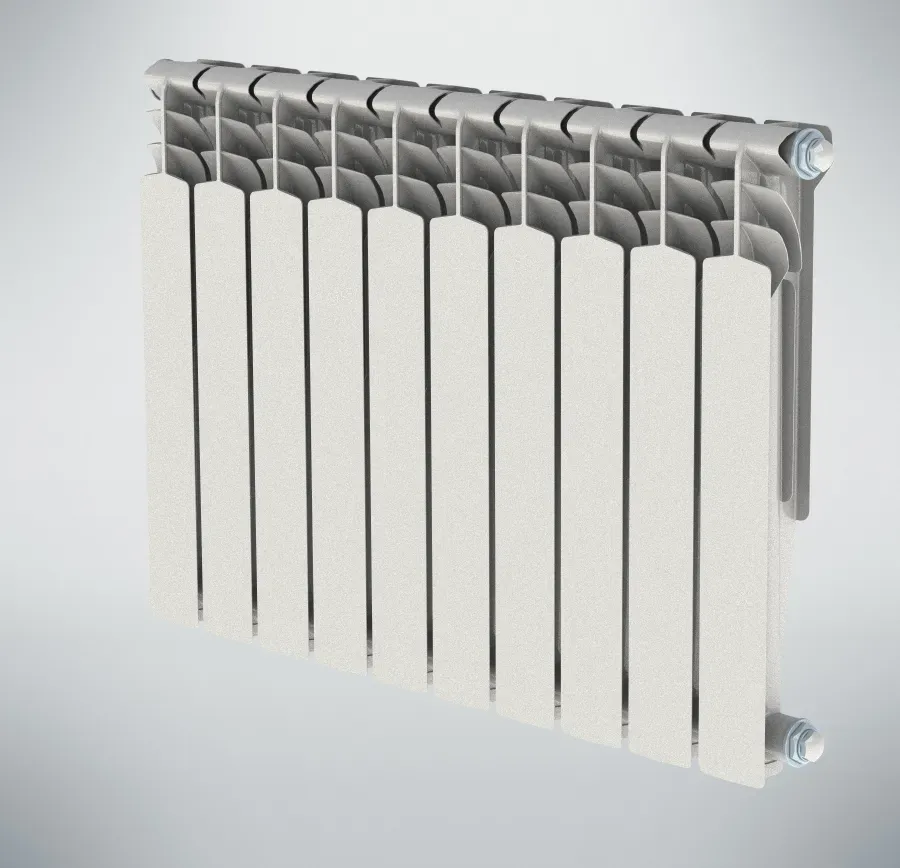 Радиатор алюминиевый секционный 500/100/12 боковое подключение НРЗ БП-00015402