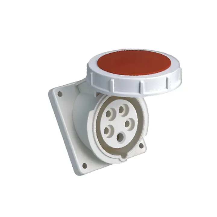 Розетка стационарная внутренняя угловая 4452 3р+ре+n 125а 380в ip67 proxima EKF PS-4452-125-380