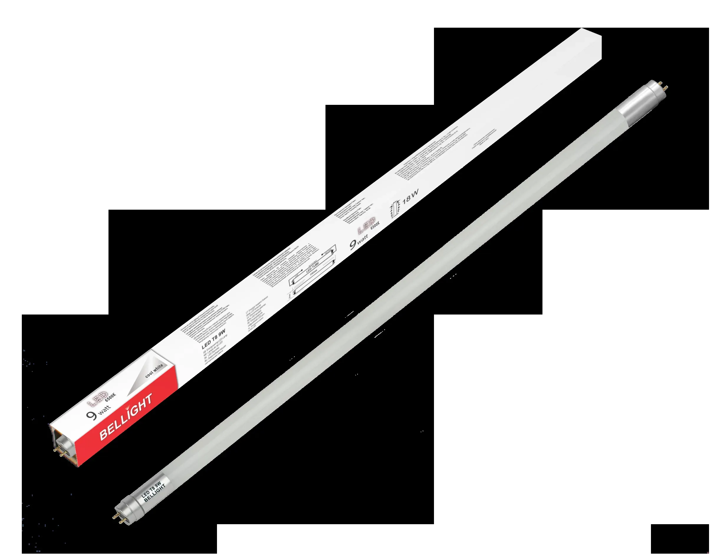 Лампа Светодиодная LED T8 9W 600ММ 6500 К BELLIGHT 86853414