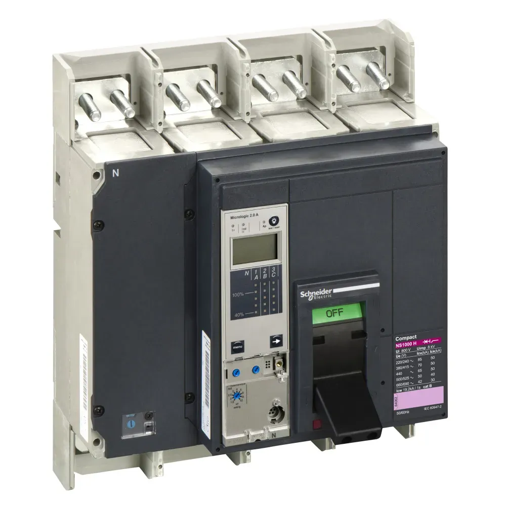 Выключатель NS1000H 4p + MicroLogic 2.0A в сборе Dekraft 33249