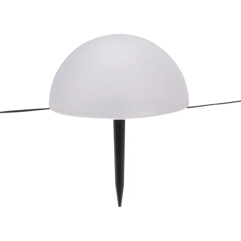 Светильник грунтовый Полусфера, 3000К, встроенный аккумулятор, солнечная панель REXANT 602-2434