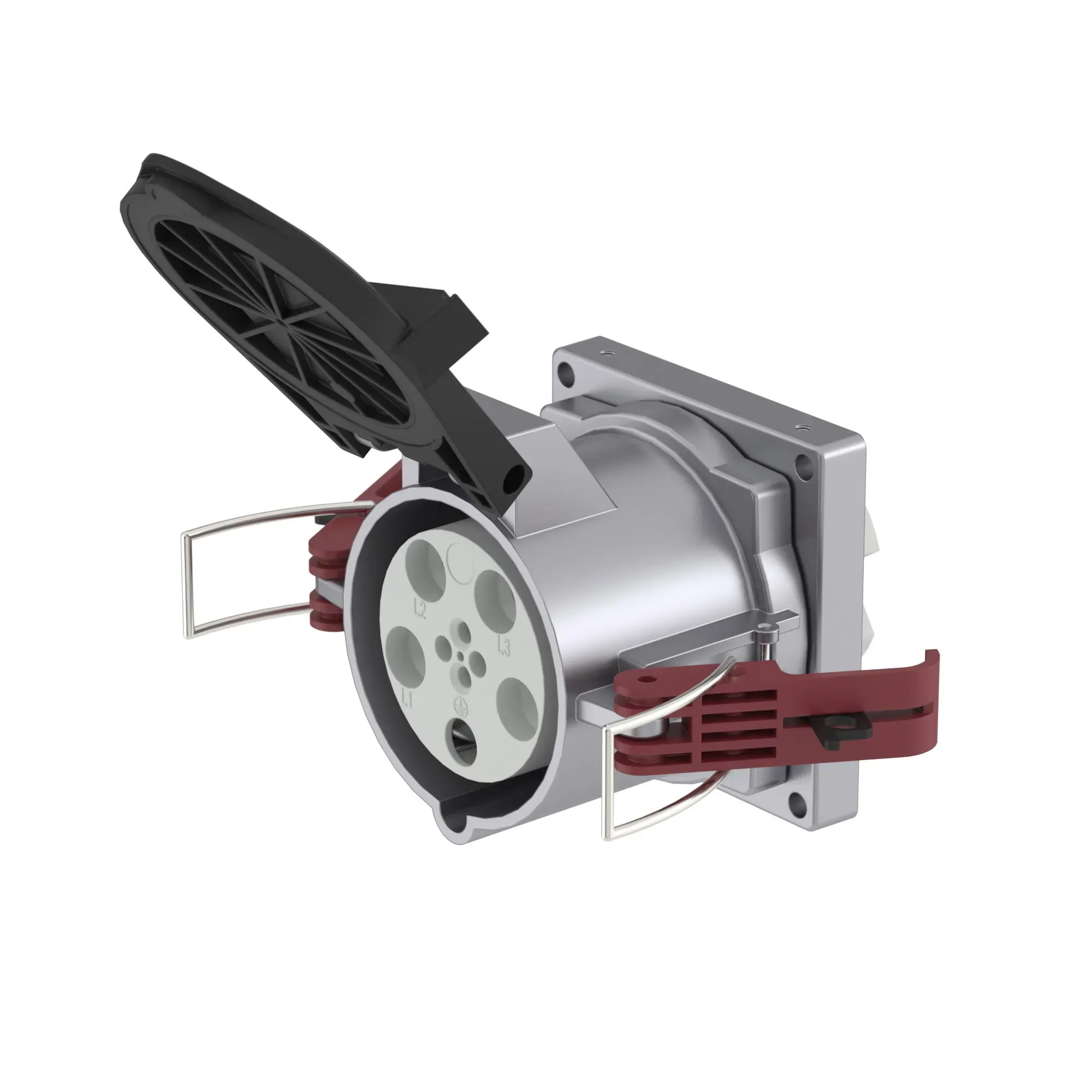 Розетка панельная pss ip67 350a 3p+e+n 690в ДКС PSS656-350-69