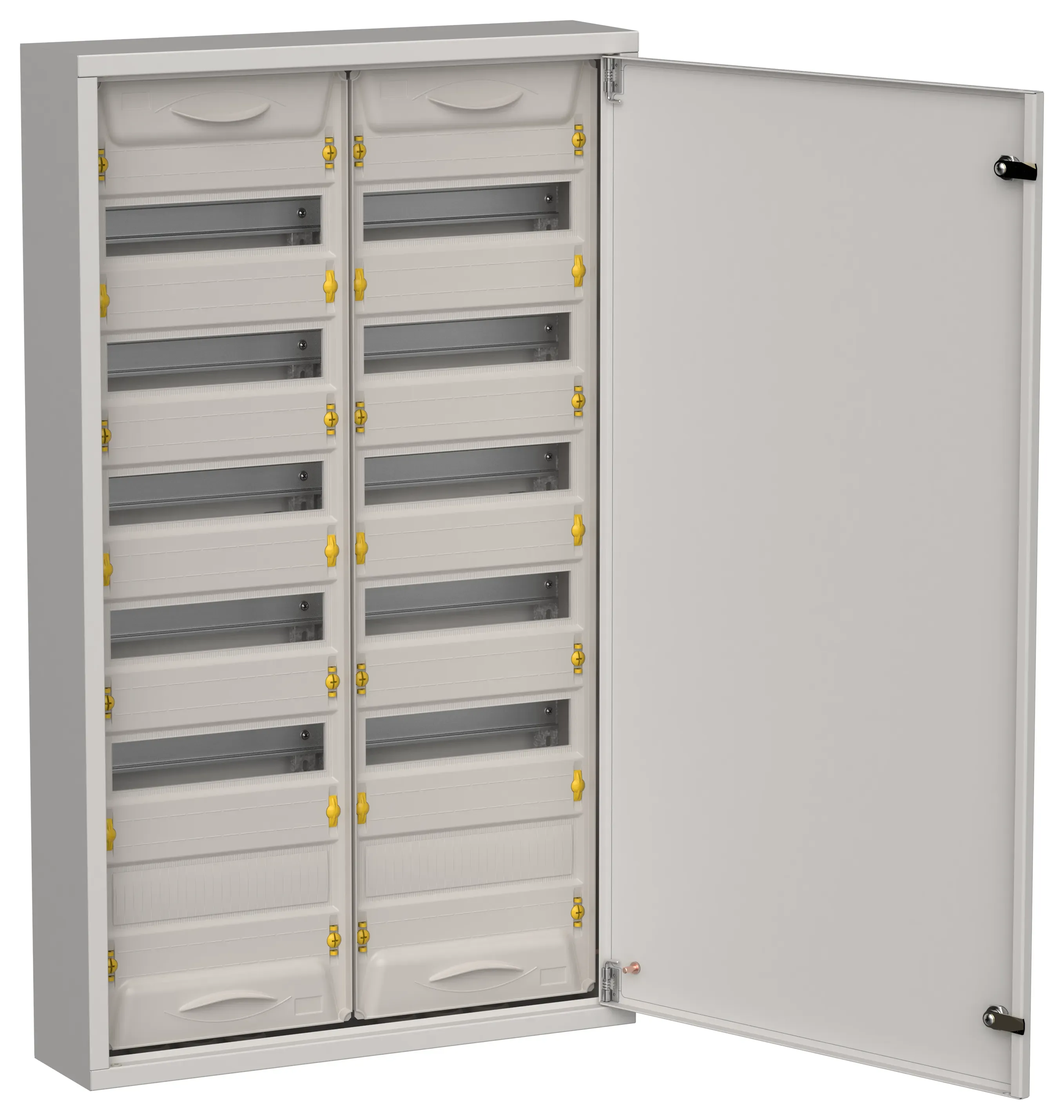Titan 5 корпус металлический щрн-144 (2х72) 960х570х140мм ip31 серый (одна дверь) iek IEK TI5-50-N-2X072-31-7035