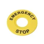 Маркировка для кнопки аварийного останова Emergency Stop D60 SE (Systeme) SBY9360