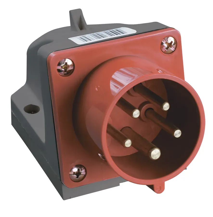 Вилка кабельная 515 стационарная 3p+e+n 16а 380в ip44 IEK PSR52-016-5