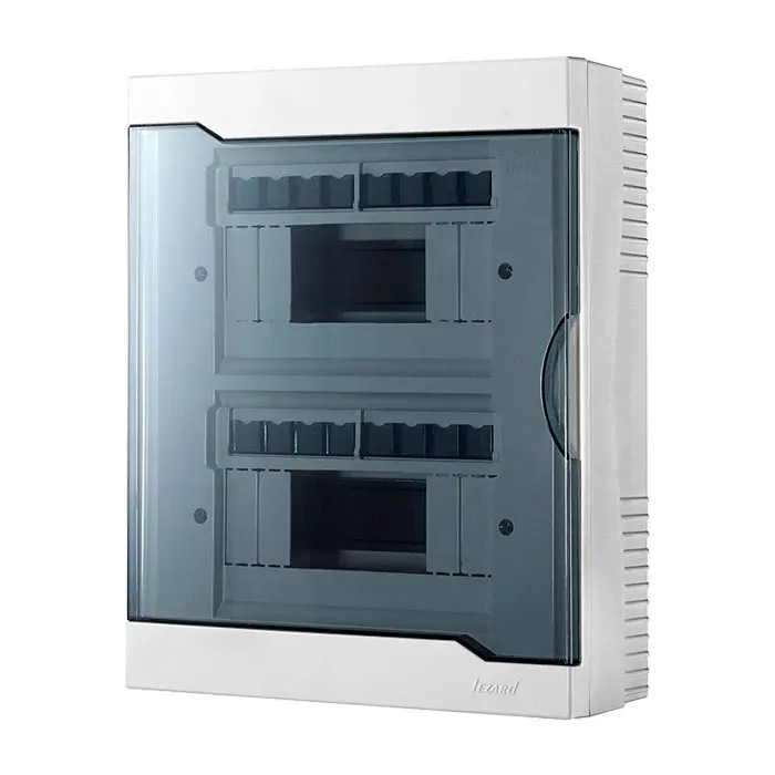 Щит распределительный навесной щрн-п-16           пластиковый  с прозрачной крышкой LEZARD 730-2000-016