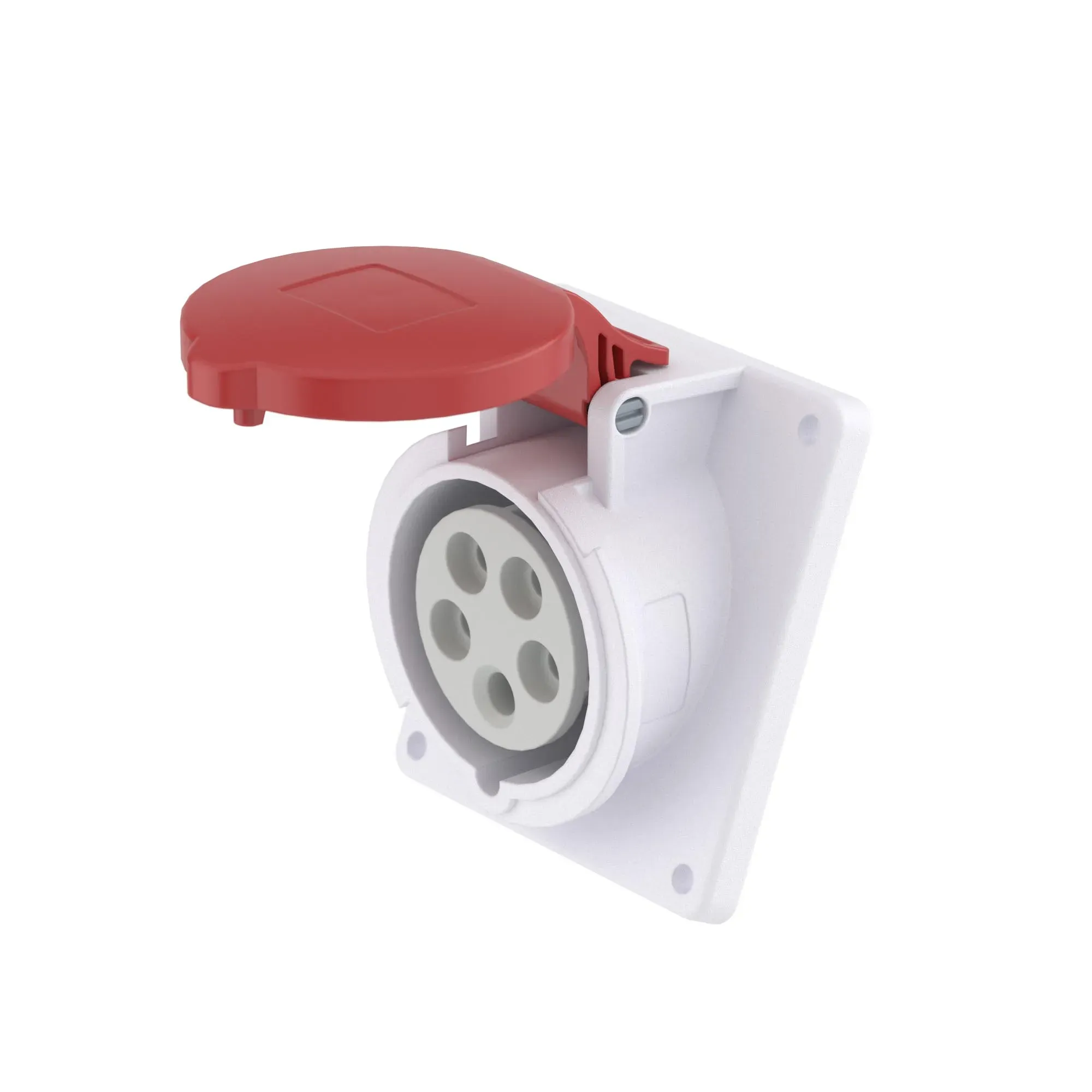 Розетка скрытой установки с наклоном  ip44 16а 3p+e+n 400в ДКС DIS4131667