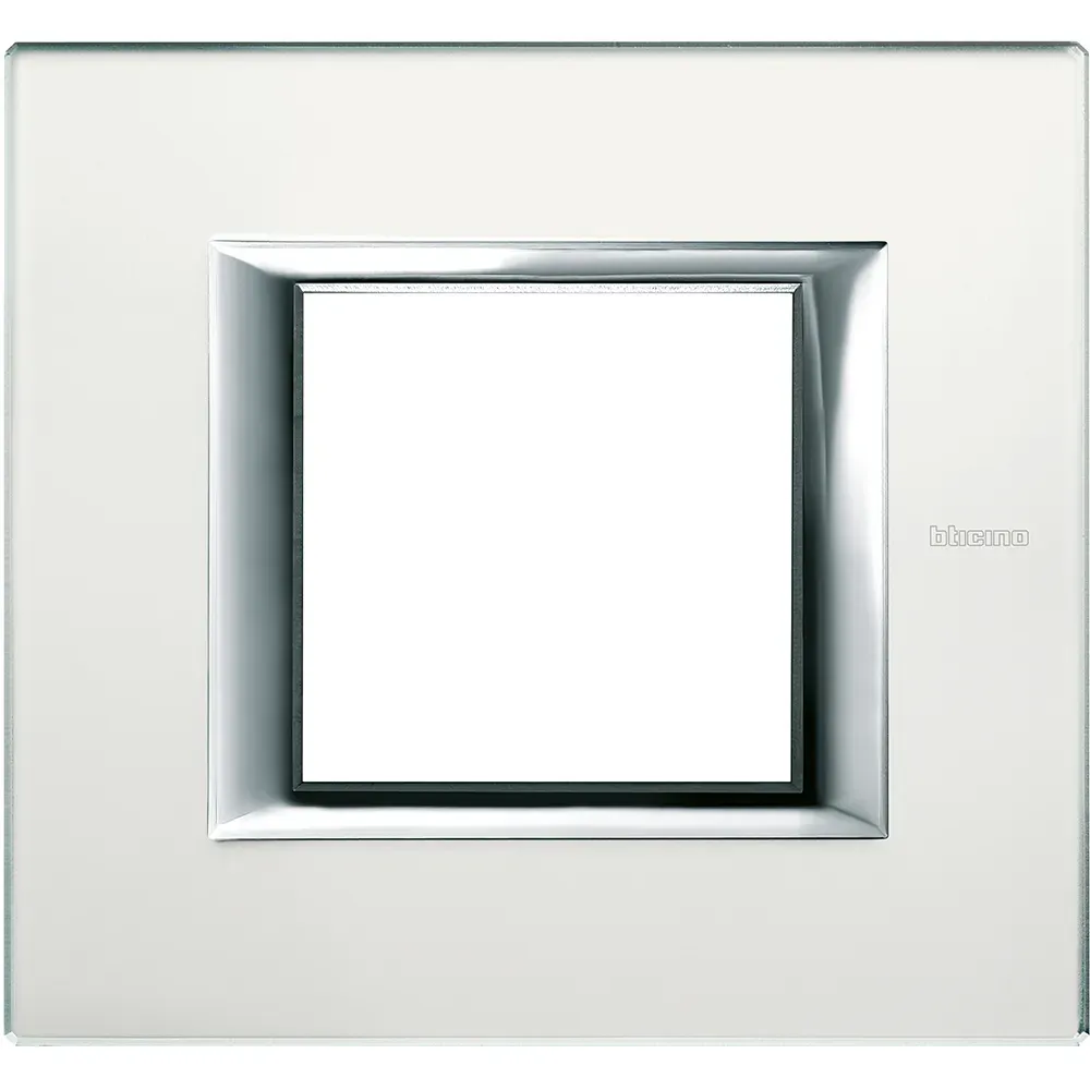 Axolute Накладки декоративные прямоугольные стекло/матовое стекло на 2 модуля LEGRAND HA4802VSA