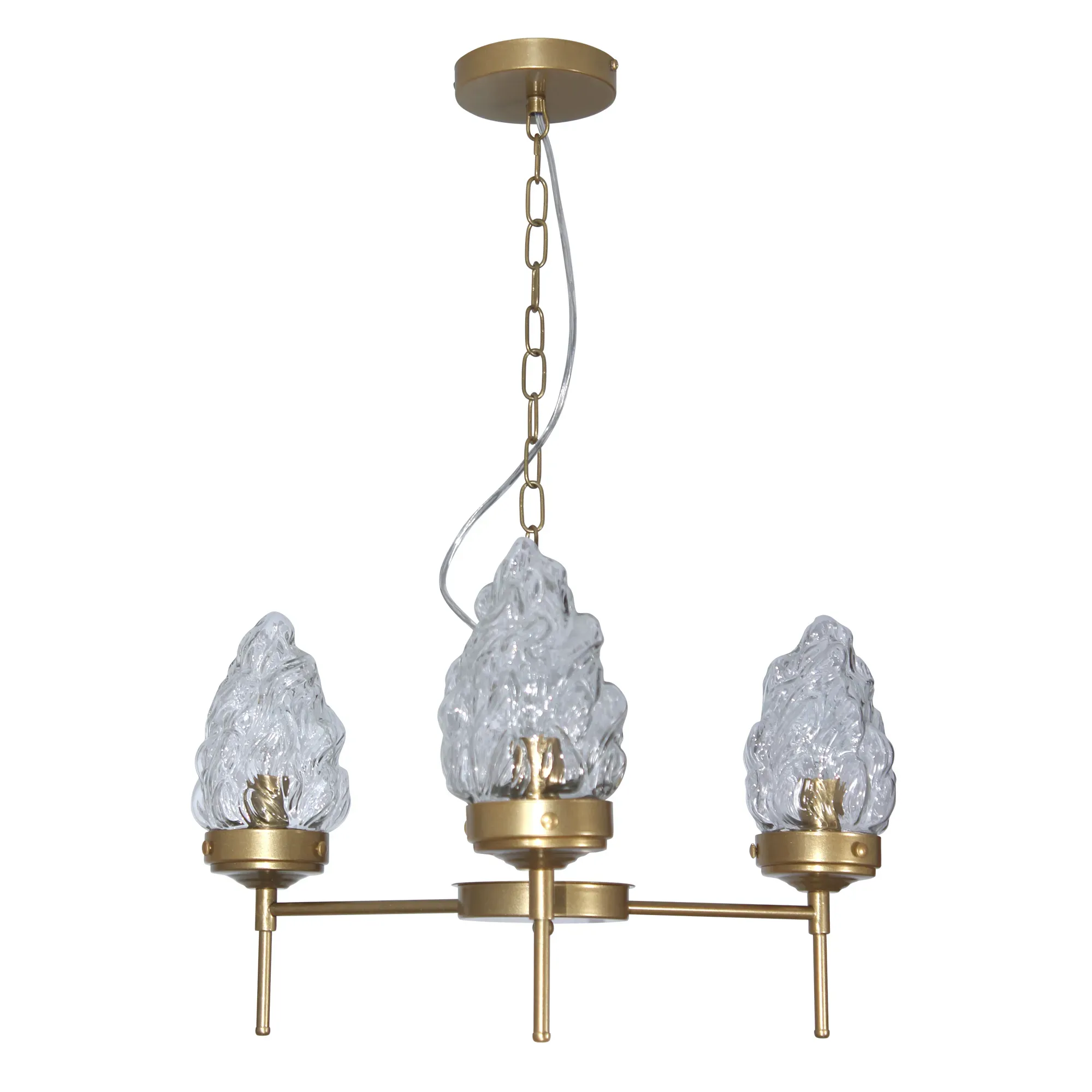 Светильник подвесной Фламенко 131 зол. НПБ 01-3х40-101 Е14 ЭЛЕТЕХ 1005405318