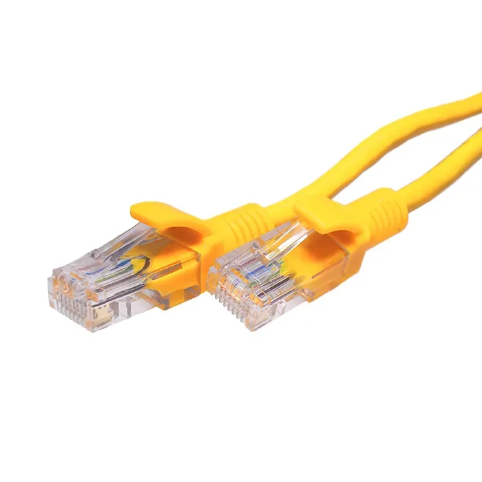 Патч-кордUTP 5e 4x2 26AWG (7x0.16mm) Cu LSZH желтый 0,5м