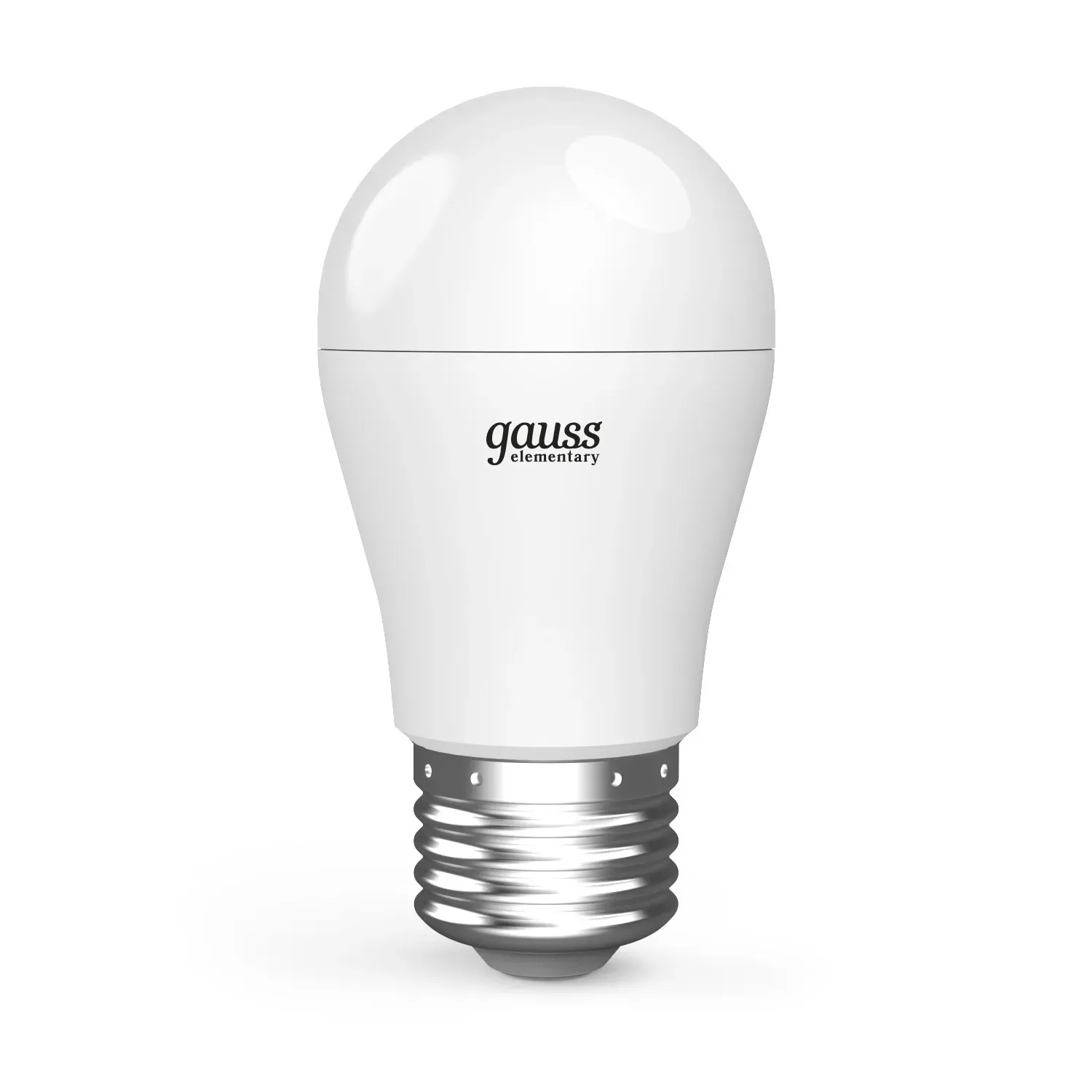 Лампа светодиодная led 13 вт 1200 лм 4000к ac180-240в e27 шар p45 нейтральный basic GAUSS 10502232