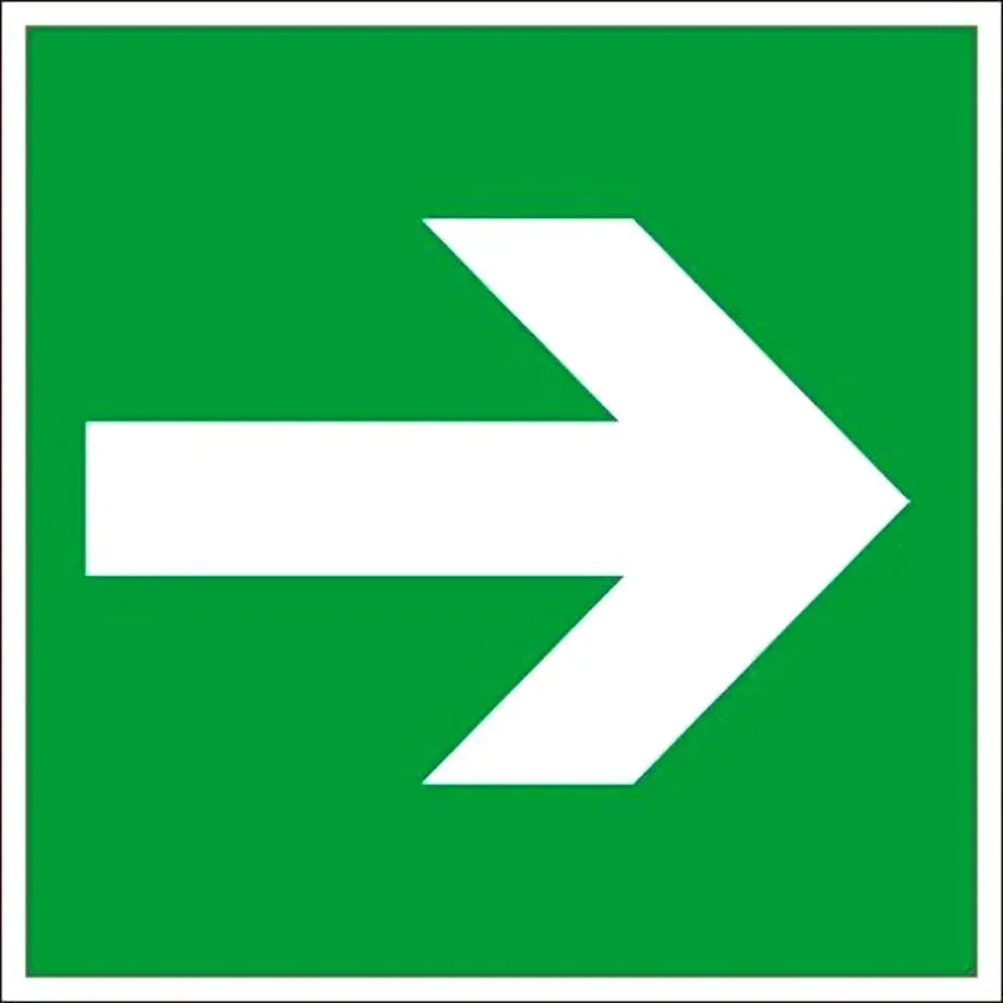 Знак Направляющая стрелка 200х200мм PROximа EKF an-5-08