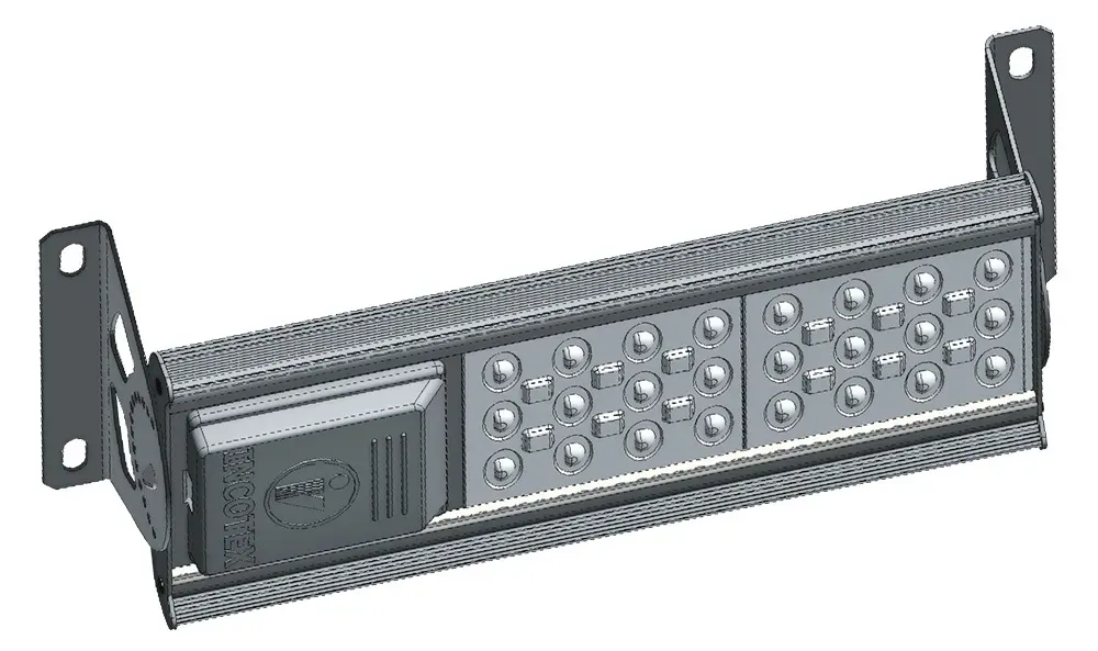 Светильник промышленный с продольным поворотным узлом крепления ДБП-100Вт, IP65, 4000К, 12500Лм, КСС Д, нейтральный, INDUSTRY.10 7-41-100-05-0-19-09-064-7-40-65 ЛидерЛайт М0000060463