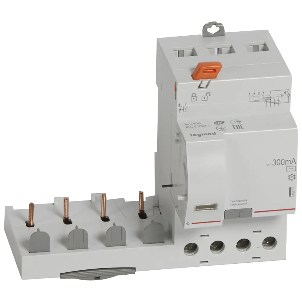 Блок дифференциальный DX3 40А 4П 300mА-АC LEGRAND 410511