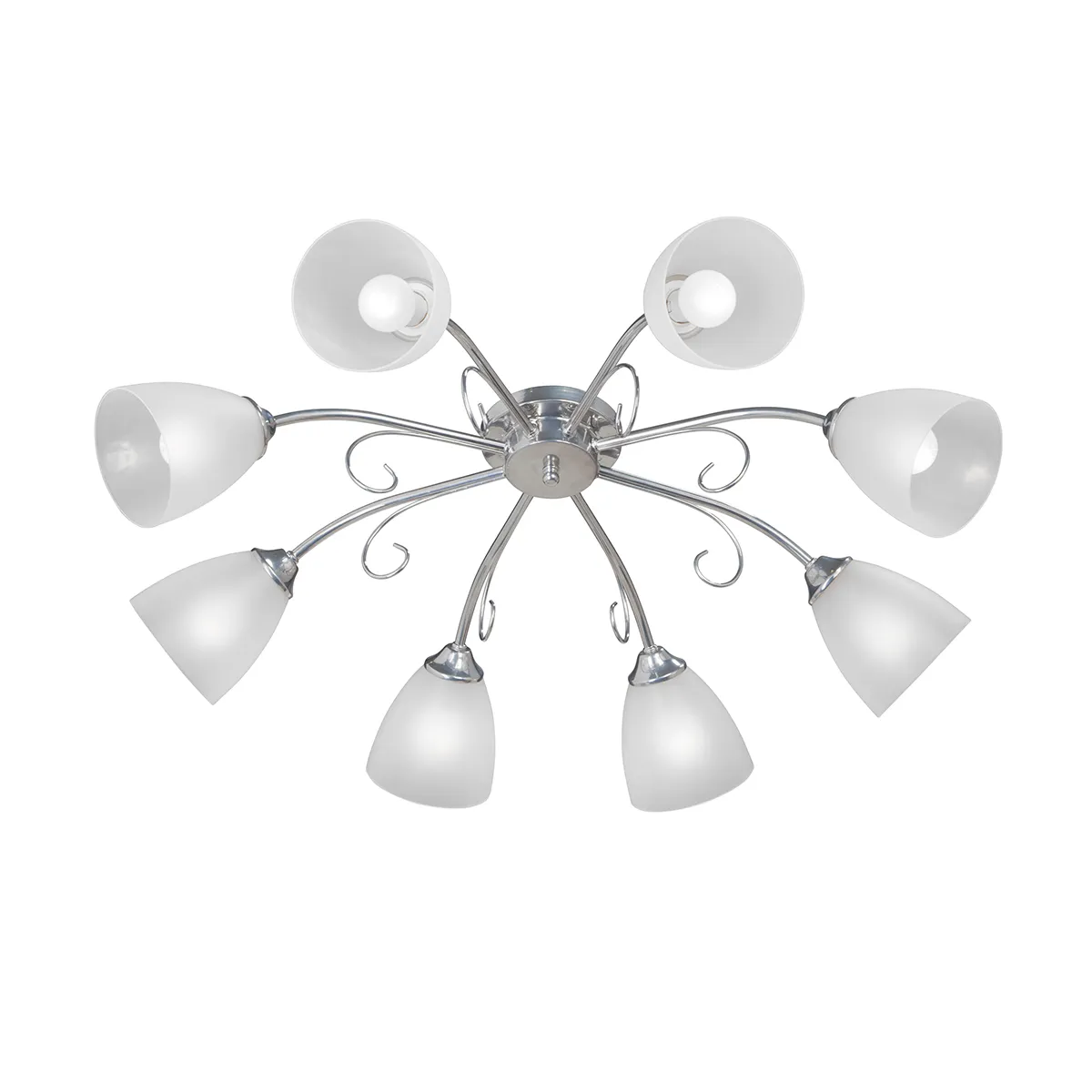 Люстра 8xE14 макс. 40Вт плафон ПП VITALUCE V3819/8PL