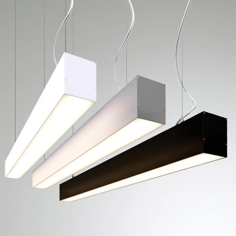 Светильник светодиодный RVE-PLS6070-1940-P (Линейный 1940x60x70мм 100Вт подвесной 4000K Анод) RVElektro RVE00000198