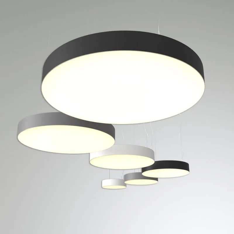 Светильник светодиодный RVE-LBX-RING-600-P (Круг 600х600х100мм 46Вт Подвесной 4000К черный) RVElektro RVE00007835