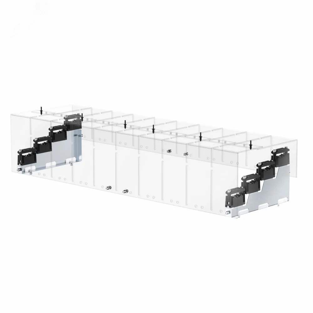 Комплект зашитного кожуха ступенчатой шинной системы 3P КЭАЗ Optima (от-ка) 307636