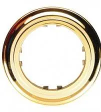 Ecoplast Рамка 1-постовая круглая (золото) Vintage-Classic Экопласт 889116-1