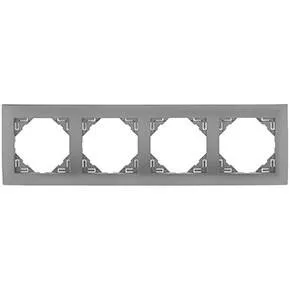 Efapel 90940 TAL 4-х местная рамка, алюминий Efapel 90940 TAL