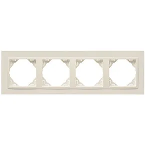 Efapel 90940 TMM 4-х местная рамка, бежевый/бежевый Efapel 90940 TMM