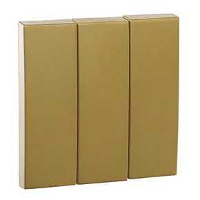 Efapel 90661 TDU Клавиша выключателя тройная, золото Efapel 90661 TDU