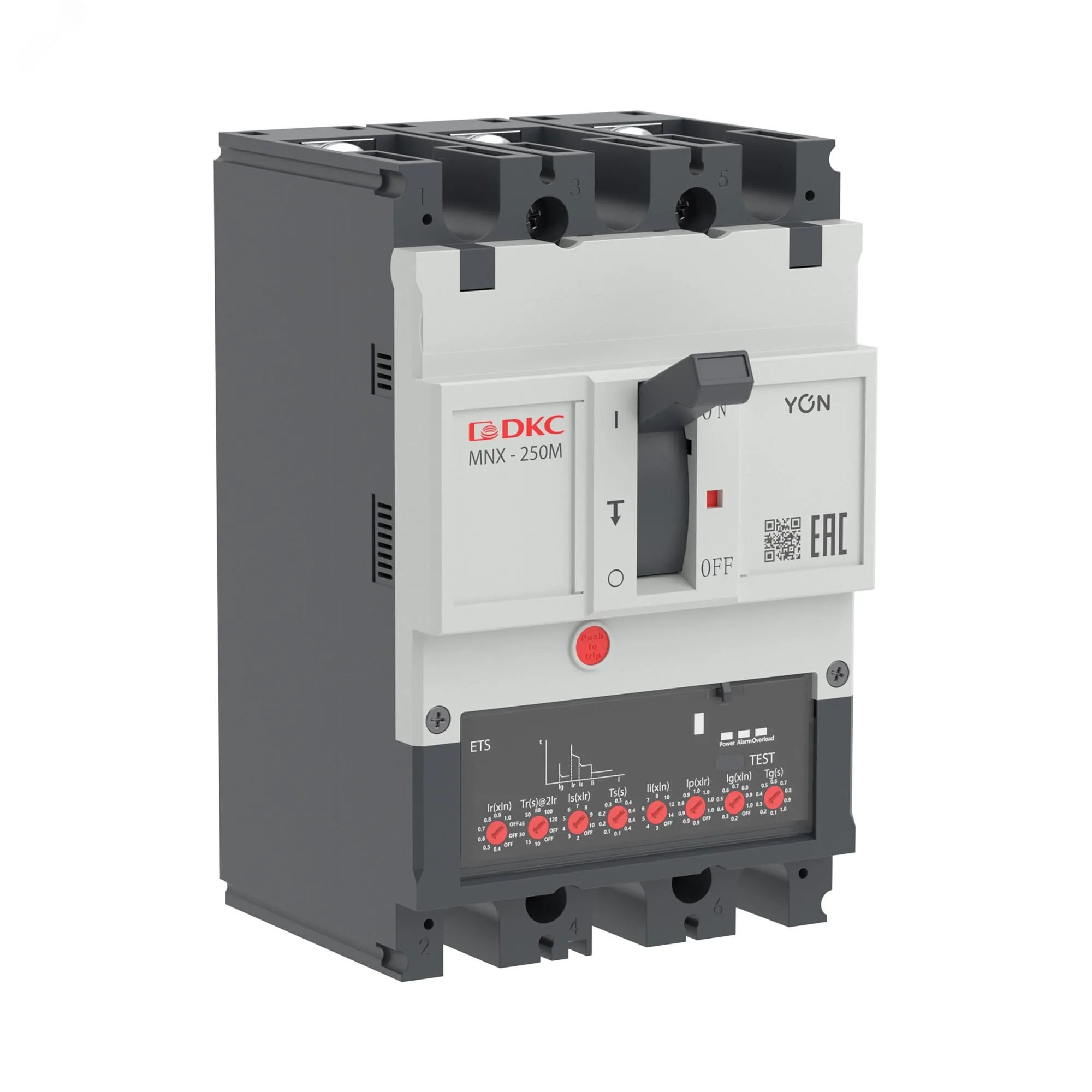 Авт. выкл. yon pro mnx250m 3p 100a 100ka при ac415v расц. ets ДКС MNX250M3PETS0100