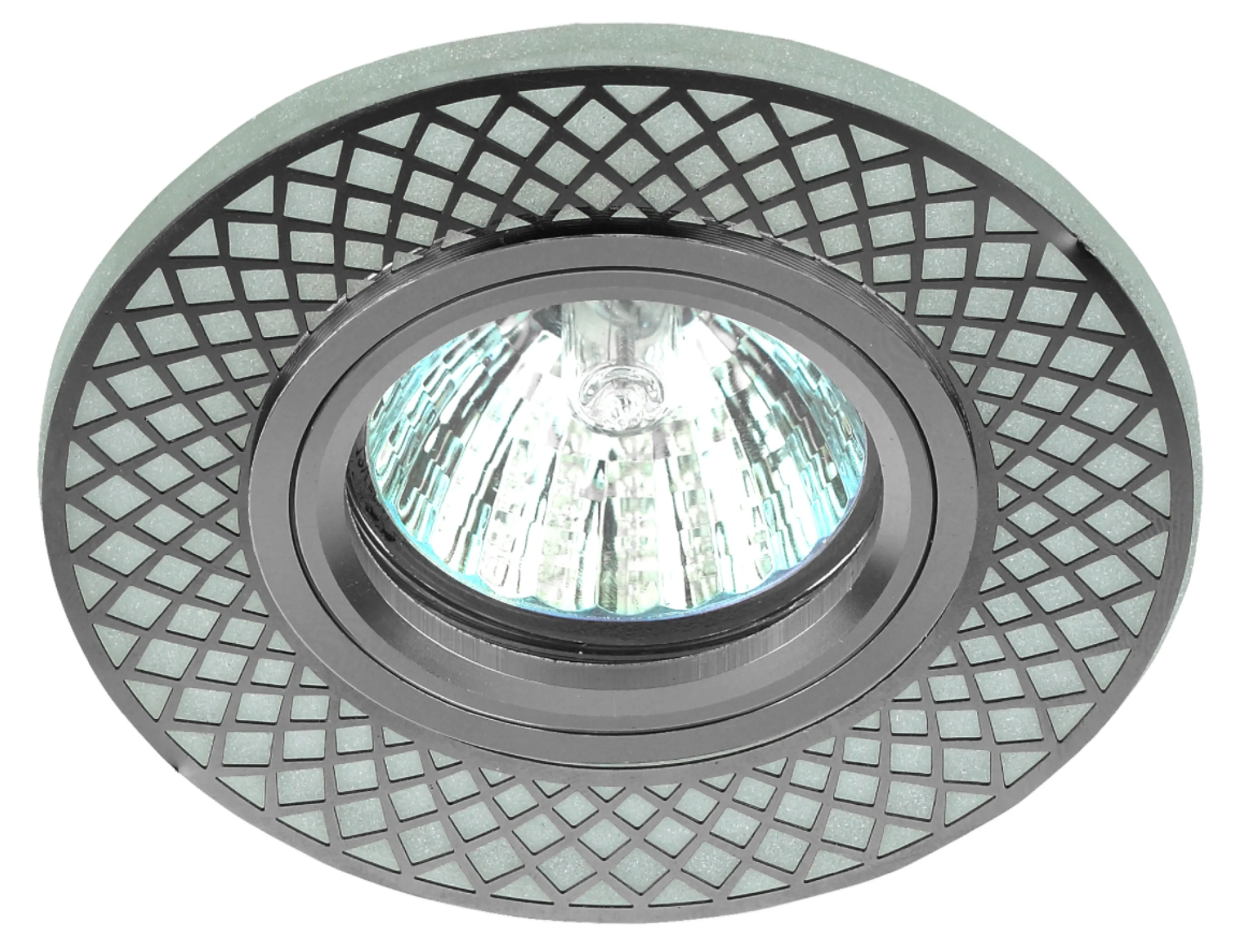 Светильник встраиваемый KL40 SL/GD/1 алюминевый MR16 12V/220V 50W золото/серебро ( ЭРА Б0048938