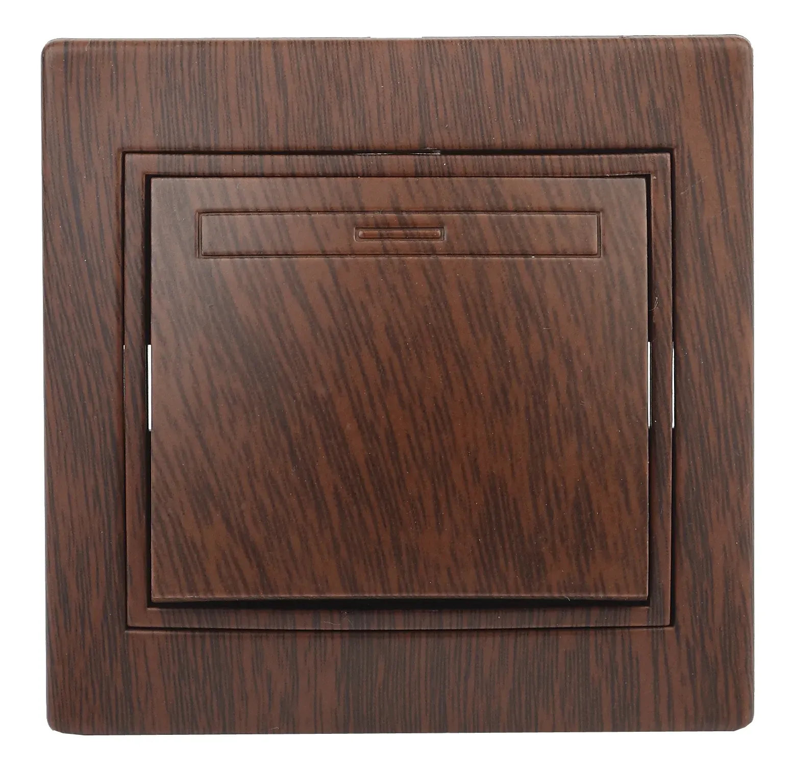 Выключатель Intro Plano 1-101-10 одноклавишный 10А-250В, IP20, СУ, венге ЭРА Б0053727