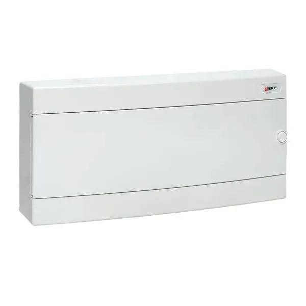 Щит распределительный навесной ''unix'' белая     дверь 1х24 модулей ip40 proxima EKF UX-1X24-NW