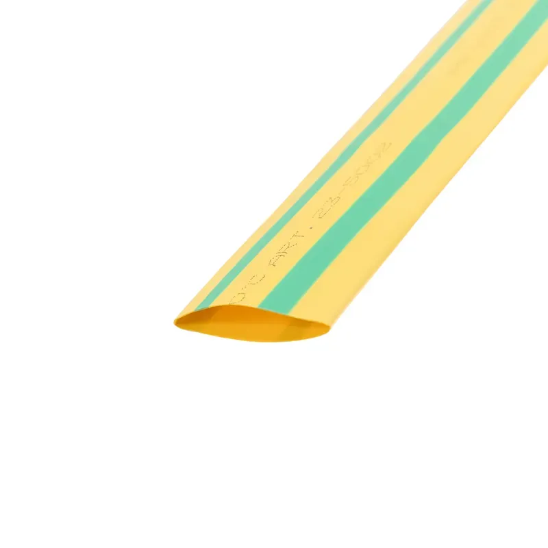 Термоусаживаемая трубка 35,0 17,5 мм, желто-зеленая, упаковка 10 шт. по 1 м, REXANT REXANT 23-5008