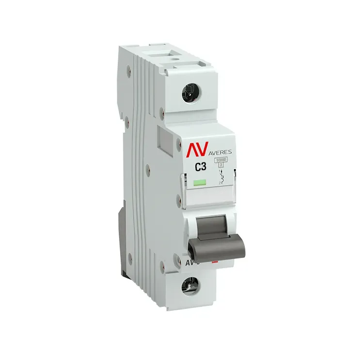 Выключатель автоматический av-10 1p 3a (c) 10ка averes EKF MCB10-1-03C-AV