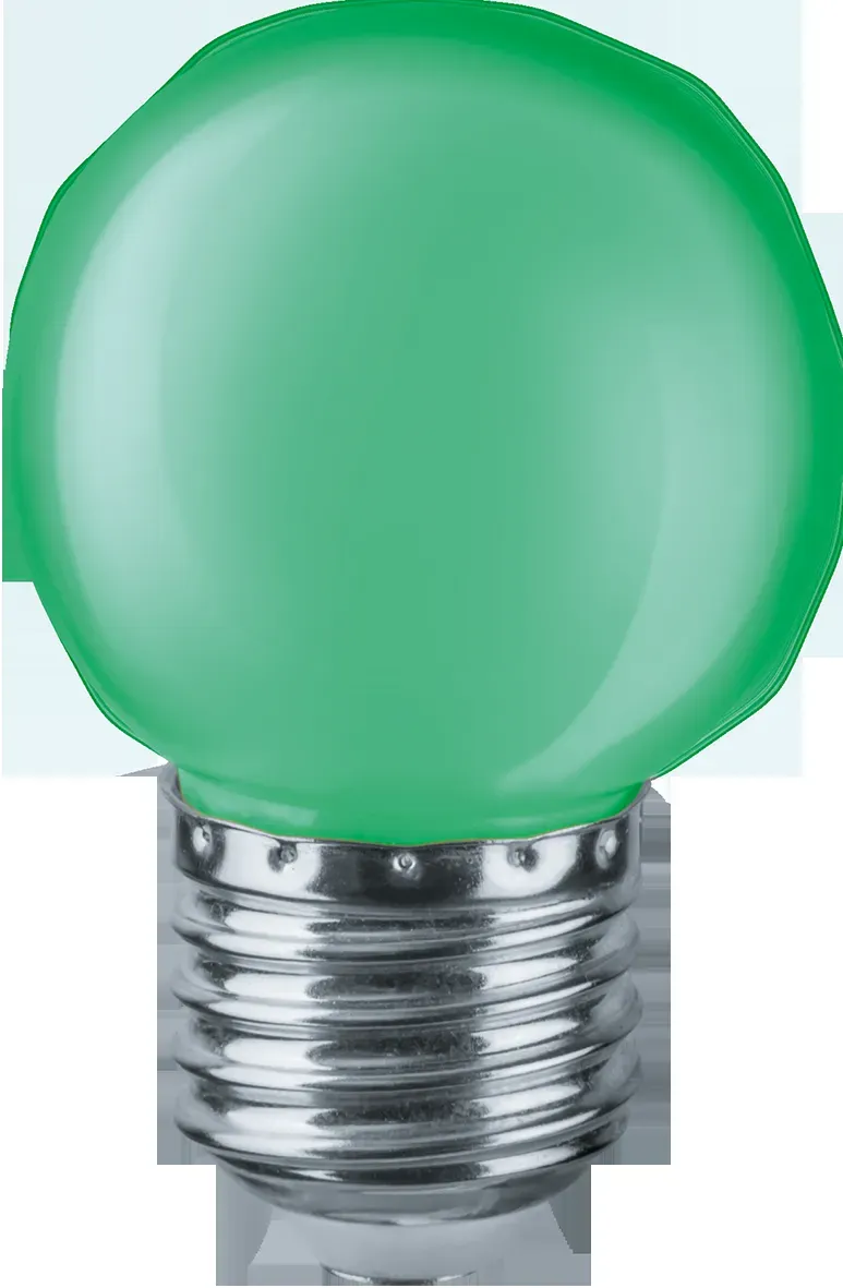 Лампа светодиодная led 1вт е27 зеленый шар NAVIGATOR GROUP 19805
