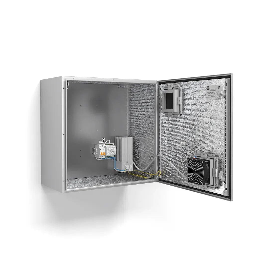 Термошкаф с обогревом и активной вентиляцией, ip55, -50град. до +50град.с, 600x600x350 мм ТАХИОН-КЛИМАТ 52013