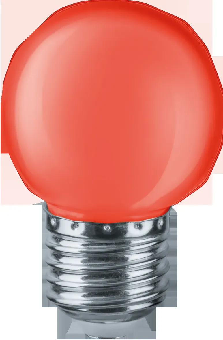 Лампа светодиодная led 1вт е27 красный шар NAVIGATOR GROUP 19804