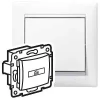 VALENA Выключатель карточного типа в рамку белый LEGRAND 774234
