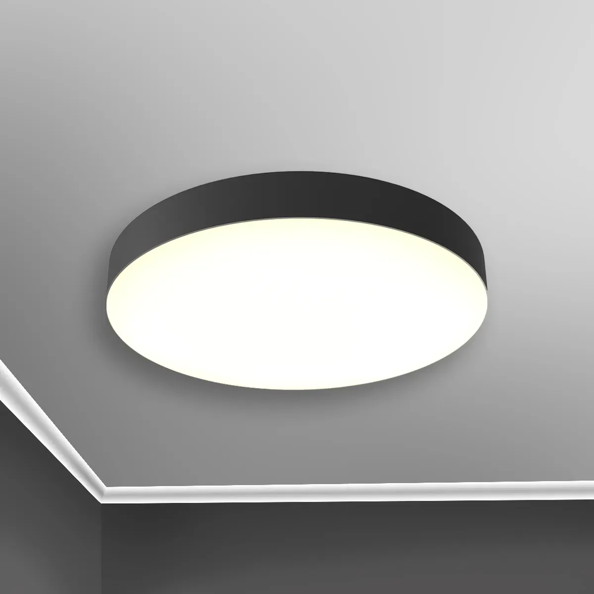 Светильник светодиодный RVE-LBX-RING-600-N (Круг 600х600х100мм 42Вт Накладной 4000К Белый) RVElektro RVE00001572