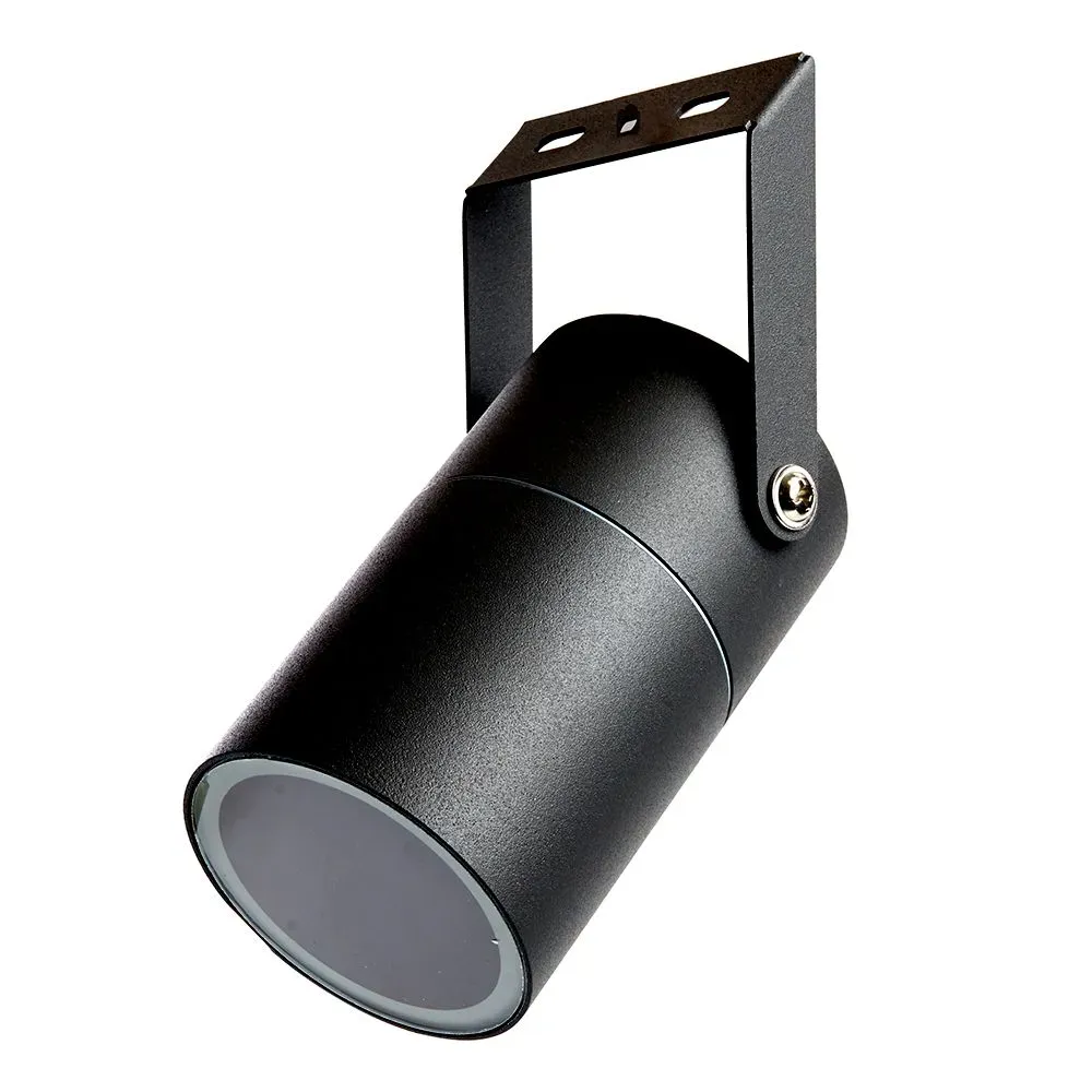 Светильник ДБУ GU10 без лампы наклонный IP54 черный FERON 48329