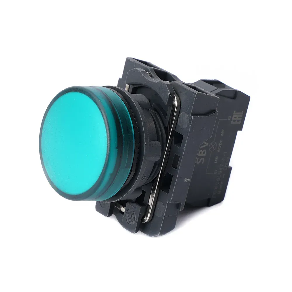 Лампа сигнальная SB5 в сборе модульная 22 мм зеленая 230-240В АС SE (Systeme) SB5AVM3