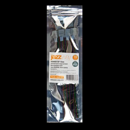 Коннектор PLSC-10x4/20 (5050RGB) уп 10шт. Jazzway 1013767