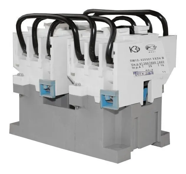 Контактор электромагнитный реверсивный УХЛ4 В 380В (2р) КЗЭА г.Кашин 040501020ВВ380000010