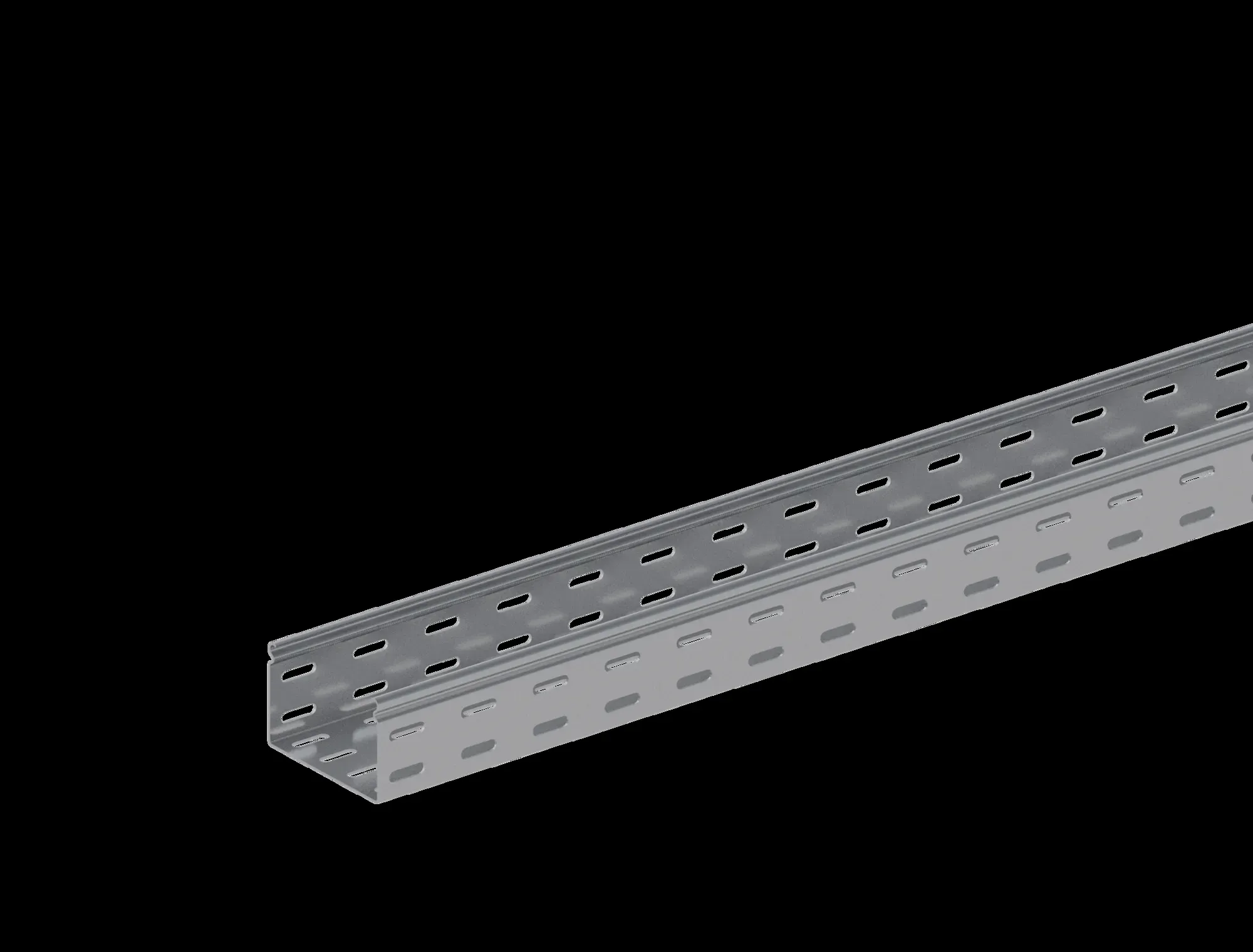 Лоток перфорированный замковый 100х100х2000 0.8 мм inox (aisi304) СОЭМИ Н0129131682