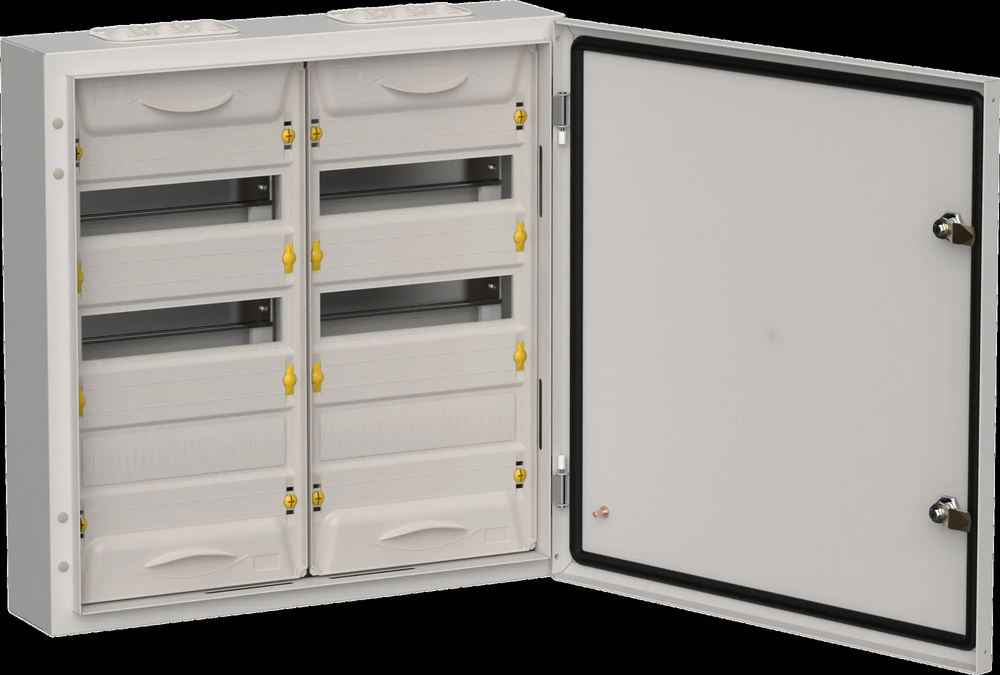 Titan 5 корпус металлический щрн-72 (2х36) 585х570х140 ip54 сер IEK TI5-50-N-2X036-54-7035