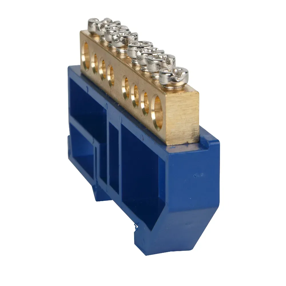 Шина нулевая с изолятором OptiKit BB-D-PE-DIN-10-6х9-желтый КЭАЗ Optima (от-ка) 277837